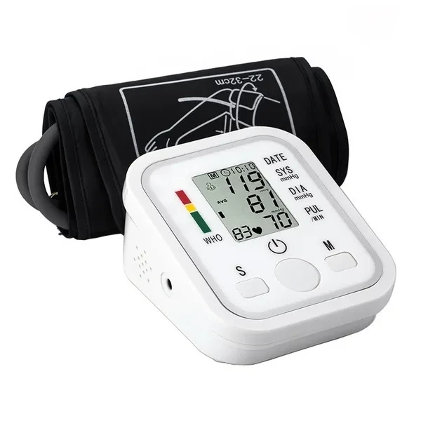 Household Intelligent Automatic Blood Pressure Meter Arm Type Medical Sphygmomanometer Health Monitors Care for Heart
