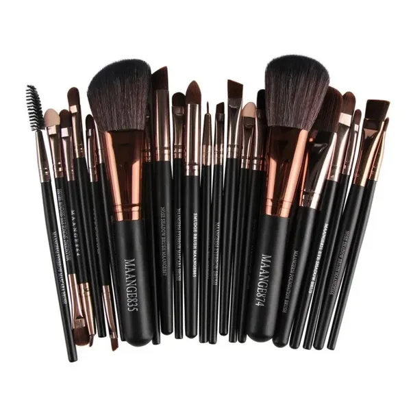 New Pro 22Pcs Cosmetic Makeup Brushes Set Bulsh Powder Foundation Eyeshadow Eyeliner Lip Make up Brush Beauty Tools Maquiagem