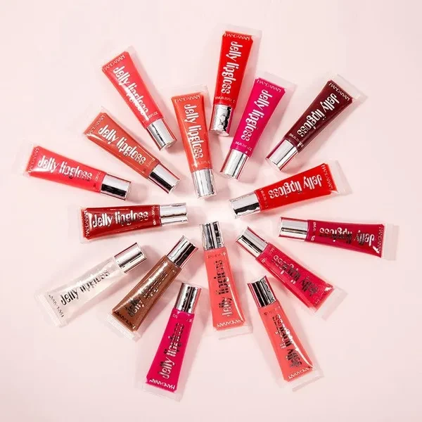 12 Colors Moisturizing Gloss Plumping Lip Gloss Lip Plumper Makeup Glitter Nutritious Liquid Lipstick Cherry Jelly Oil Clear Lip Gloss