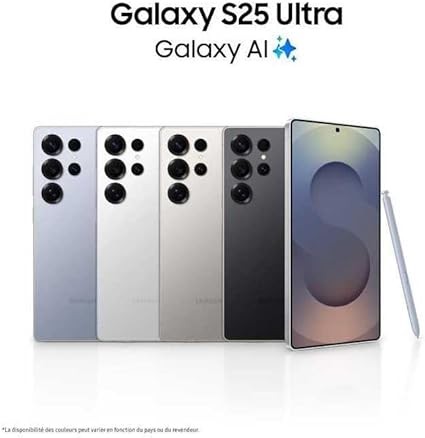 SAMSUNG Galaxy ​S25 Ultra 5G 2025 (International Version)  GSM Unlocked (T-Mobile)  ​512GB ​Storage​ + 12GB RAM SM-S938B ​Qualcomm Snapdragon 8 Elite Android 15 Smartphone