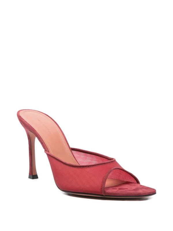 Amina Muaddi 95mm Alexa heeled mules