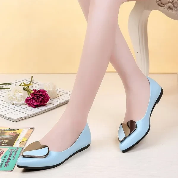 Women's Short Mouth Single Shoes Casual Flat Shoes Ladyboard Shoes