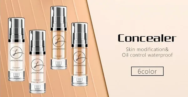 Whitening Face BB Cream Liquid Matte Foundation Full Coverage Foundation 6ml concealer