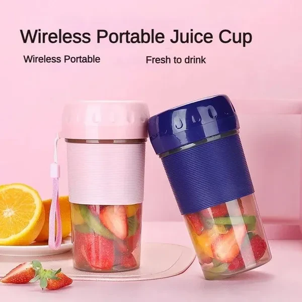 Portable Fruit Blender USB Mini Electric Juicer Food Milkshake Juice Machine Smoothie Fresh Juice Blender Home Kitchen Gadgets