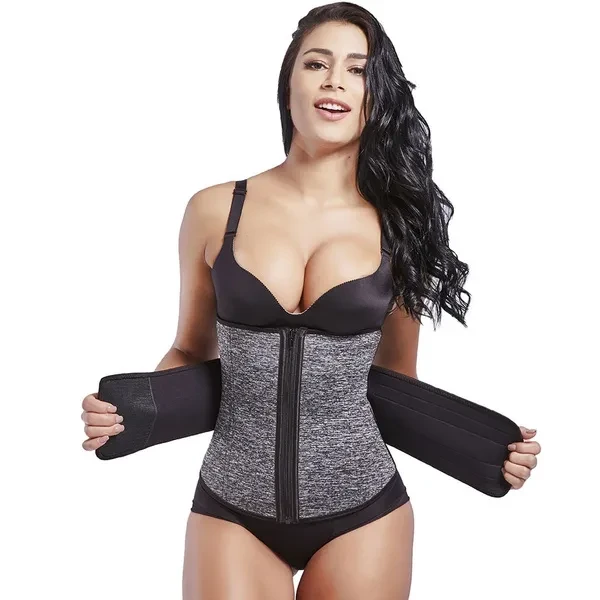 2020 New Women's Fashion Velcro Waist Clip Neoprene Waist Exercise Girdle Waist Trainer Corsets