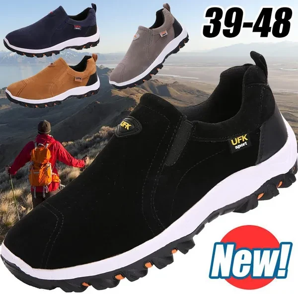 Men Hiking Shoes Waterproof Slip-resistant Sport Shoes Casual Running Camping Shoes Outdoor Sneakers for Men Size 38-50