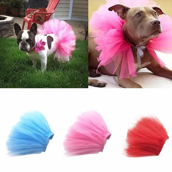 Pet Dog Cat Puppy Princess Tutu Dress Party Skirts Clothes Costume Apparel