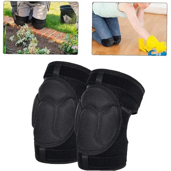 Knee Pads for Gardening Work Non-slip Strong Double Straps Adult Protective Dance Gardening Knee Pads Collision Avoidance Knee Sleeve One PairHeavy Duty Gel Knee Pads Protector DIY Work Gardening Floo