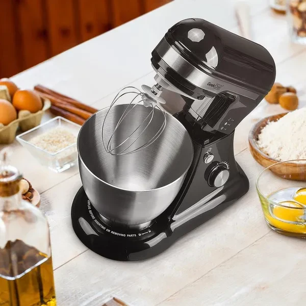 Geek Chef Stainless Steel 4.8 Qt Bowl 12 Speed Baking Food Stand Mixer(Open Box)