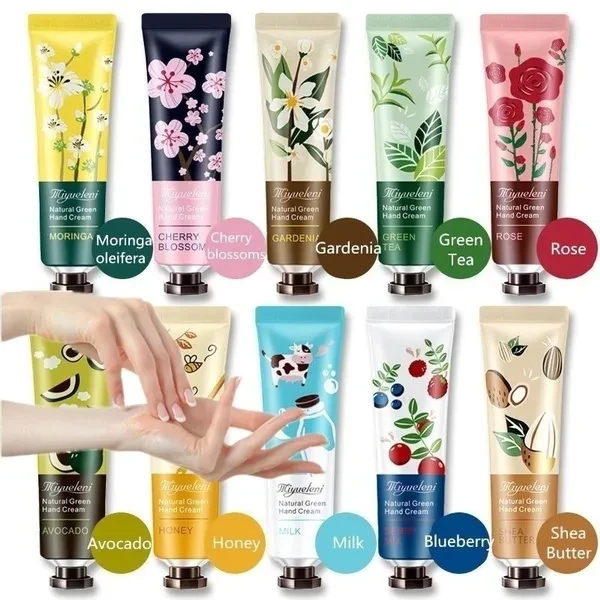 Plant Fragrance Hand Cream Hydrating and moisturizing skin Prevents chapped