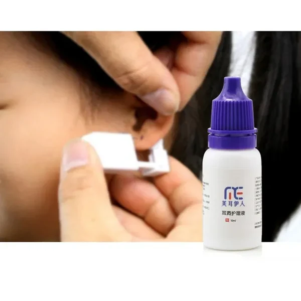 10ml/Bottle Body Piercing Relief Solution Safe Clean Ear Piercing Disinfection Health Care VER