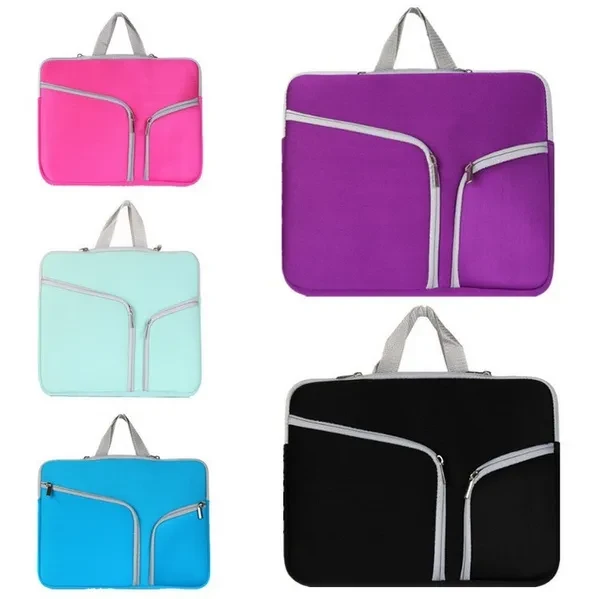 Notebook Laptop Sleeve Case Carry Bag Pouch Cover for 11 13 15 Macbook Air/pro Portable Zipper Laptop Bag