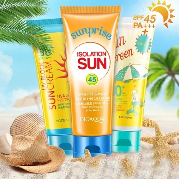 80g New Fashion Women Summer Waterproof Sunscreen
